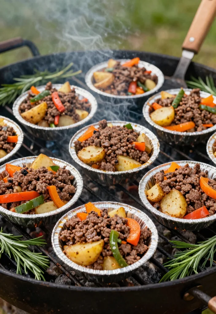 18 Hamburger and Potato Recipes Filling Classic Dinners - 14. Hamburger and Potato Foil Packets 1