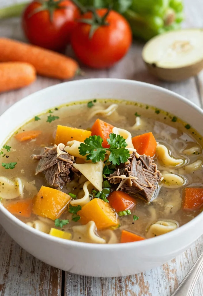 16 Beef Bone Broth Soup Recipes Nourishing Slow Simmered Bowls - 12. Beef Bone Broth Minestrone 1