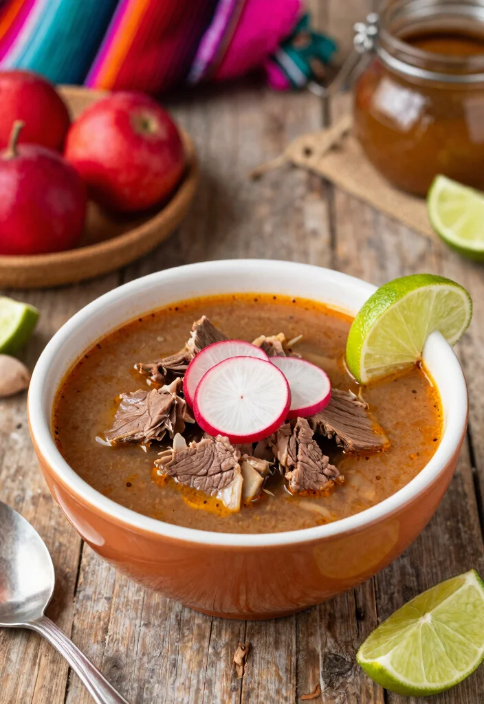 16 Beef Bone Broth Soup Recipes Nourishing Slow Simmered Bowls - 14. Beef Bone Broth Pozole 1