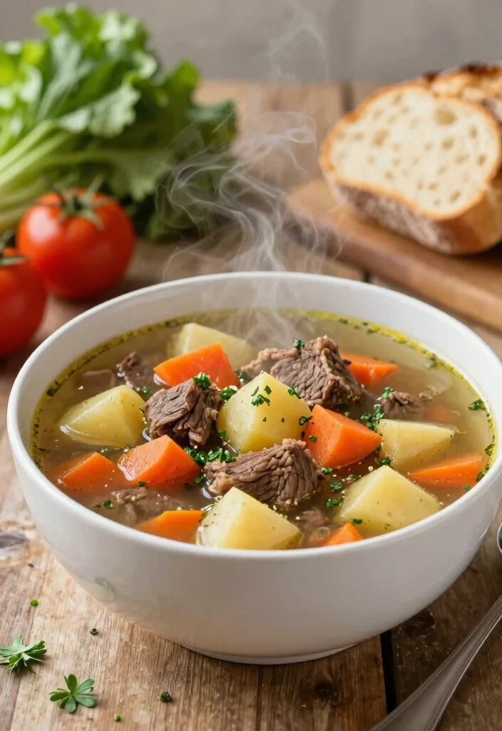 16 Beef Bone Broth Soup Recipes Nourishing Slow Simmered Bowls - 3. Hearty Beef and Vegetable Soup 1
