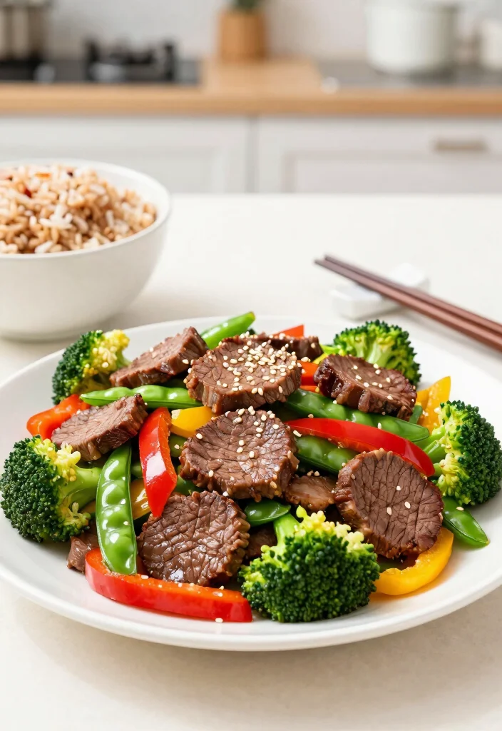 16 Beef Round Steak Recipes: Lean Savory Plates - 2. Beef Round Steak Stir-Fry 1