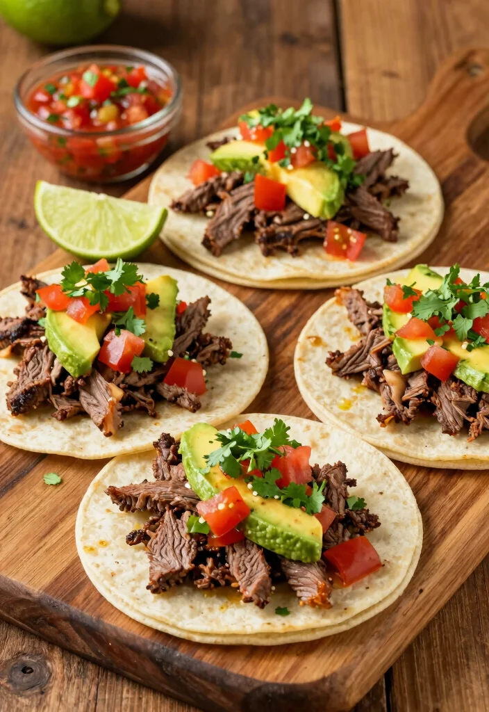 16 Beef Round Steak Recipes: Lean Savory Plates - 3. Round Steak Tacos with Avocado Salsa 1