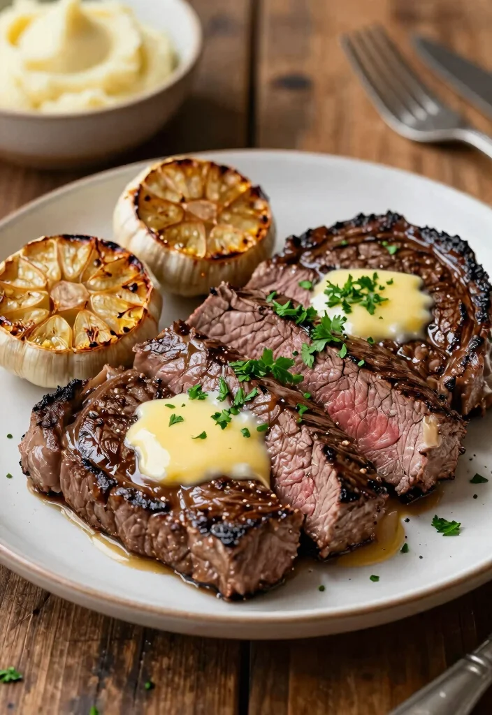 16 Beef Shaved Steak Recipes Fast Skillet Meals - 10. Garlic Butter Beef Shaved Steak 1