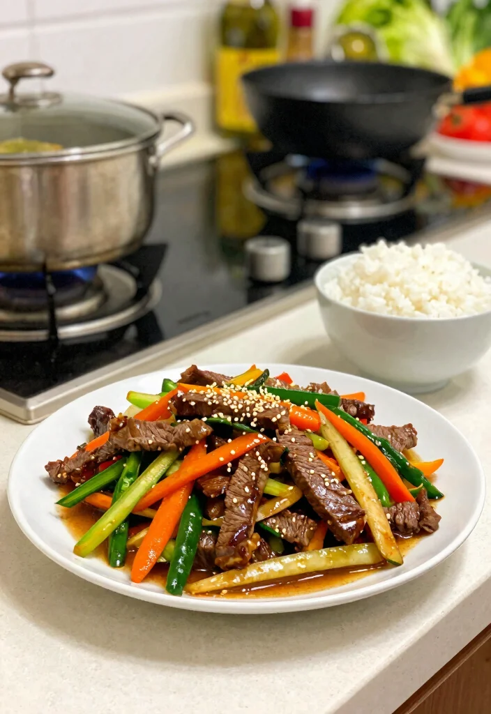 16 Beef Sirloin Tip Steak Recipes: Affordable Flavorful Cuts - 2. Stir-Fried Sirloin Tip Steak with Veggies 1