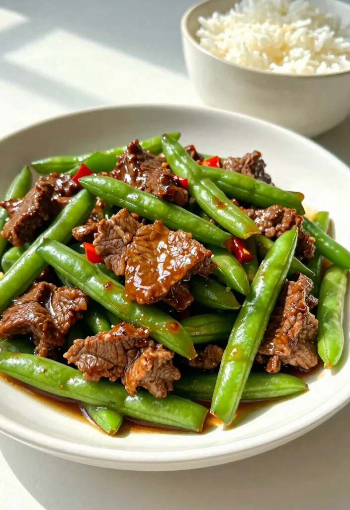16 Beef Stir Fry Recipes: Easy 30-Minute Dinners - 11. Beef Stir Fry with Green Beans 1