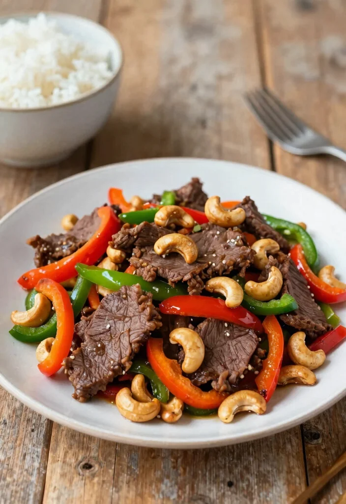 16 Beef Stir Fry Recipes: Easy 30-Minute Dinners - 9. Beef Stir Fry with Cashews 1