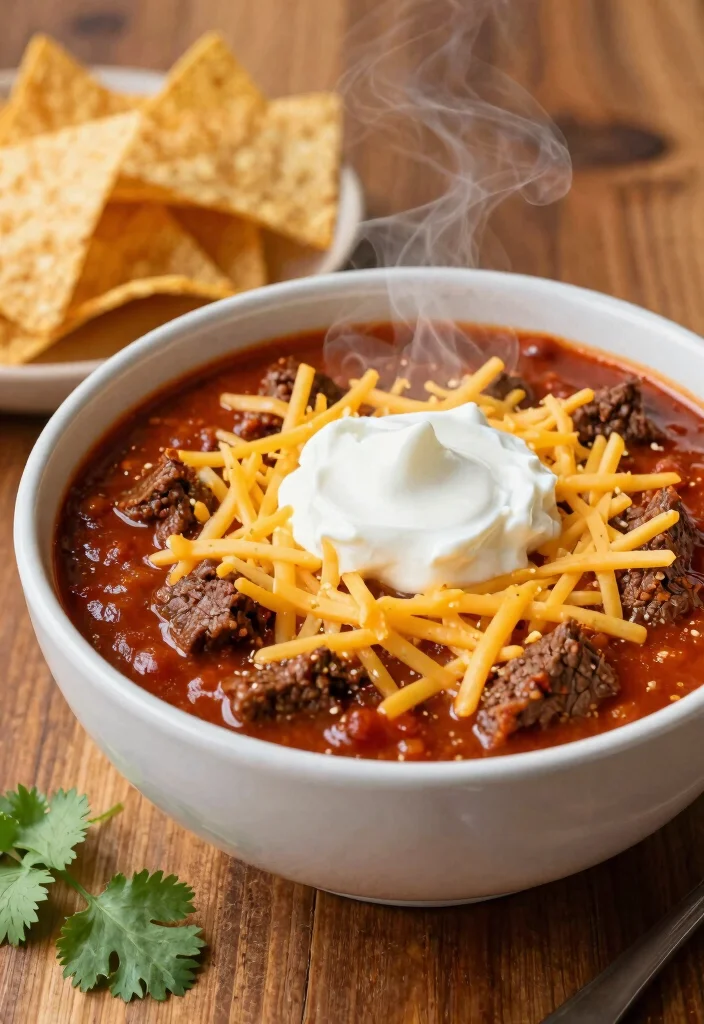 16 Beef Tips Crock Pot Recipes Tender Savory Classics - 10. Beef Tips Chili 1
