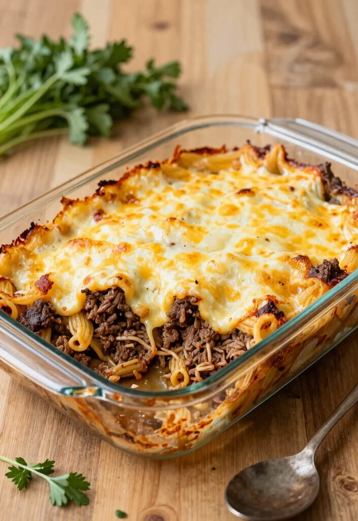 16 Budget-Friendly One-Pot Ground Beef Recipes for Quick Family Dinners - 13. Beef Pasta Bake 1