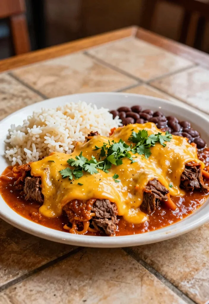 16 Budget-Friendly One-Pot Ground Beef Recipes for Quick Family Dinners - 8. Beef Enchiladas 1