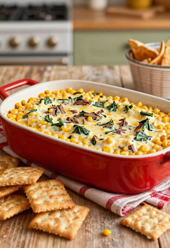 16 Canned Corned Beef Recipes: Pantry Comfort Meals - 15. Corned Beef and Spinach Dip 1