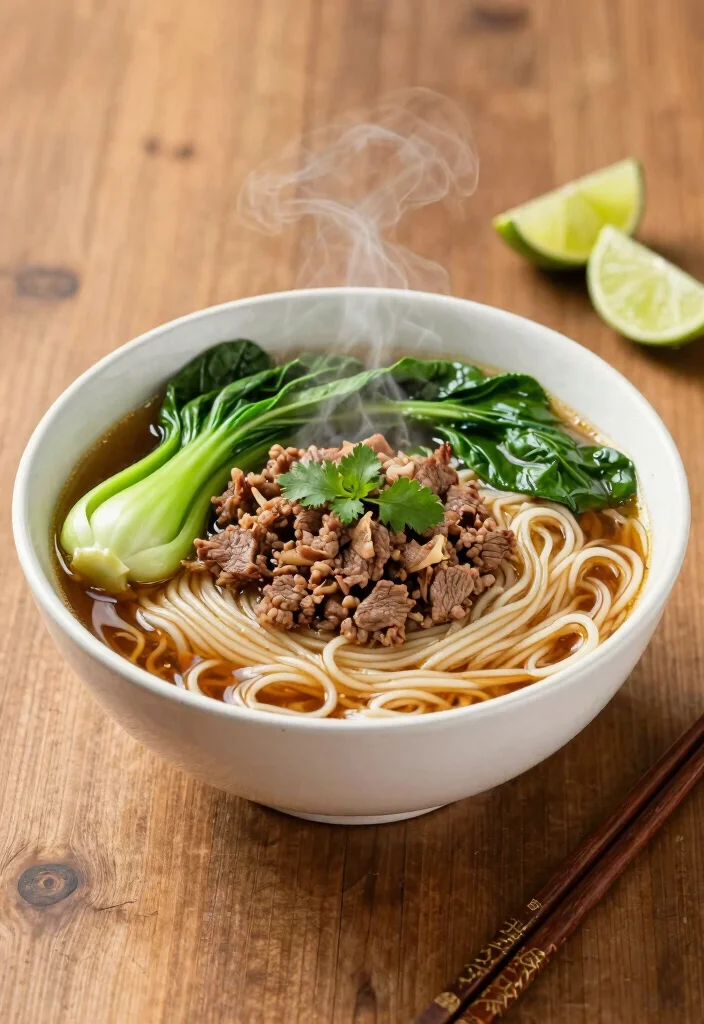 16 Cozy Ground Beef Soup Recipes for Hearty Bowls - 10. Asian Beef and Noodle Soup 1