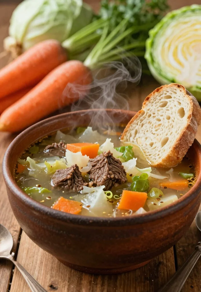 16 Cozy Ground Beef Soup Recipes for Hearty Bowls - 3. Hearty Beef and Cabbage Soup 1