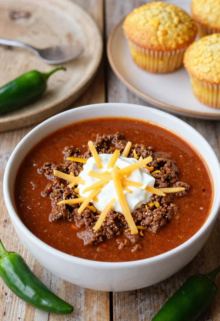 16 Cozy Ground Beef Soup Recipes for Hearty Bowls - 9. Ground Beef Chili Soup 1
