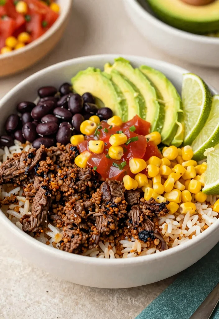 16 Ground Beef Bowl Recipes Customizable Easy Dinners - 8. Ground Beef Burrito Bowl 1