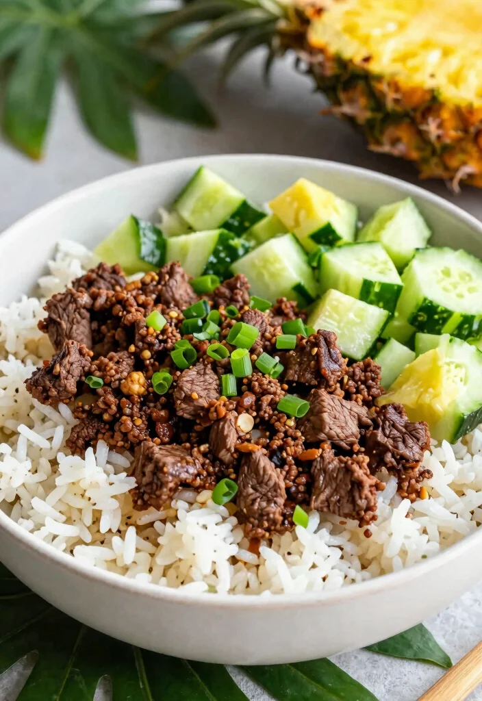 16 Ground Beef Bowl Recipes Customizable Easy Dinners - 9. Hawaiian Beef Bowl 1