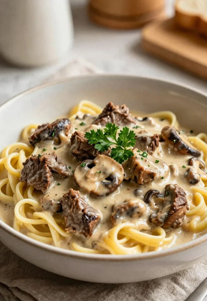 16 Ground Beef Instant Pot Recipes for Fast Comfort Meals - 3. Instant Pot Beef Stroganoff 1
