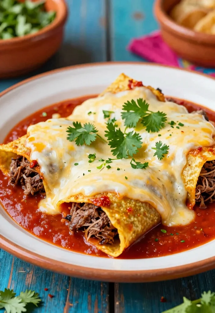 16 Ground Beef Instant Pot Recipes for Fast Comfort Meals - 9. Instant Pot Beef Enchiladas 1