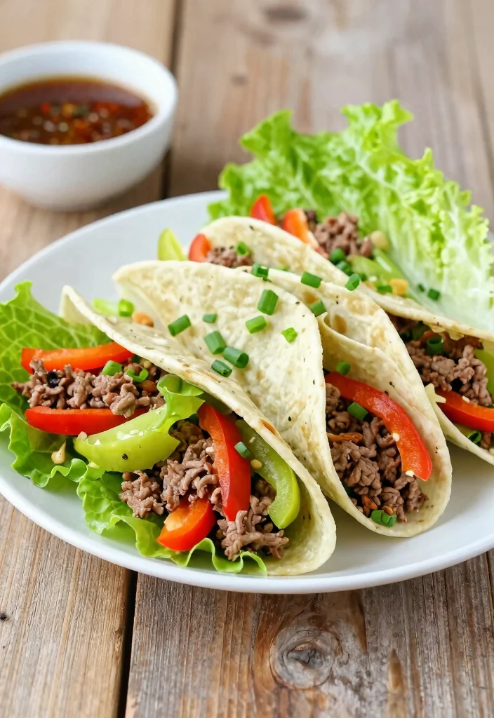 16 Ground Beef Recipes Healthy Balanced Easy Meals - 11. Ground Beef Lettuce Wraps 1
