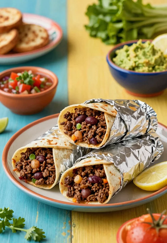 16 Ground Beef Recipes Healthy Balanced Easy Meals - 12. Ground Beef and Bean Burritos 1