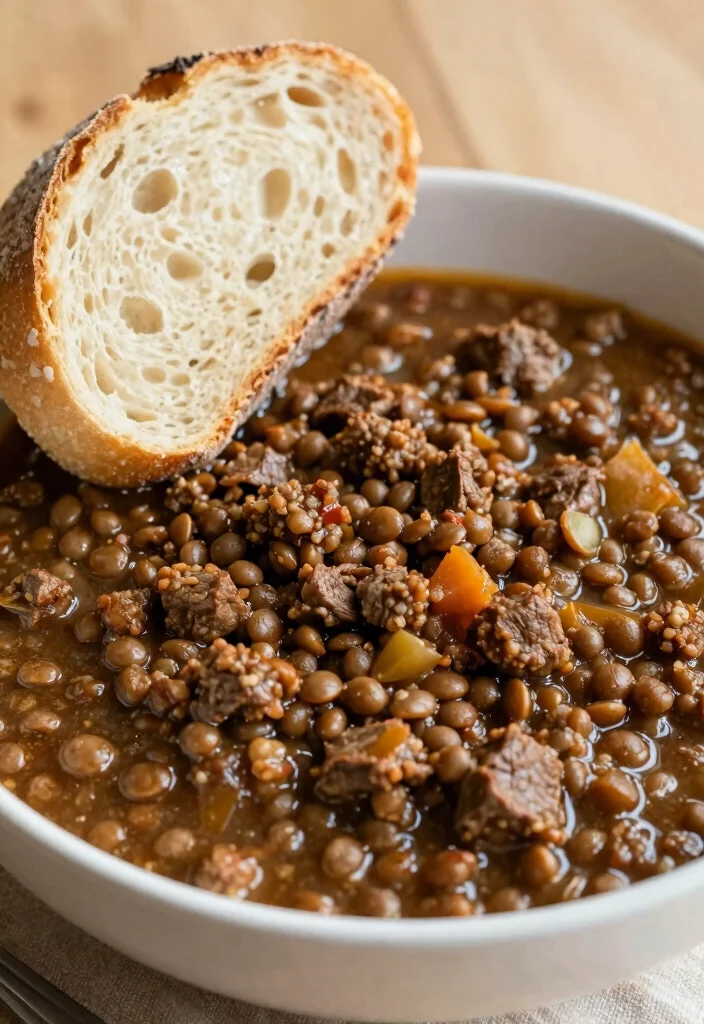 16 Ground Beef Recipes Healthy Balanced Easy Meals - 15. Ground Beef and Lentil Stew 1