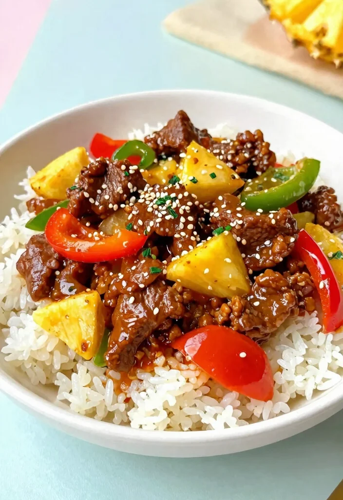 16 Ground Beef Stir Fry Recipes: Fast, Flavorful Meals for Busy Weeknights - 12. Sweet and Sour Beef Stir Fry 1