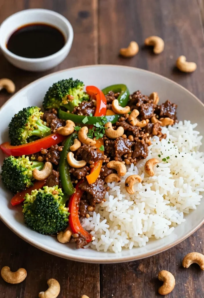 16 Ground Beef Stir Fry Recipes: Fast, Flavorful Meals for Busy Weeknights - 15. Cashew Beef Stir Fry 1