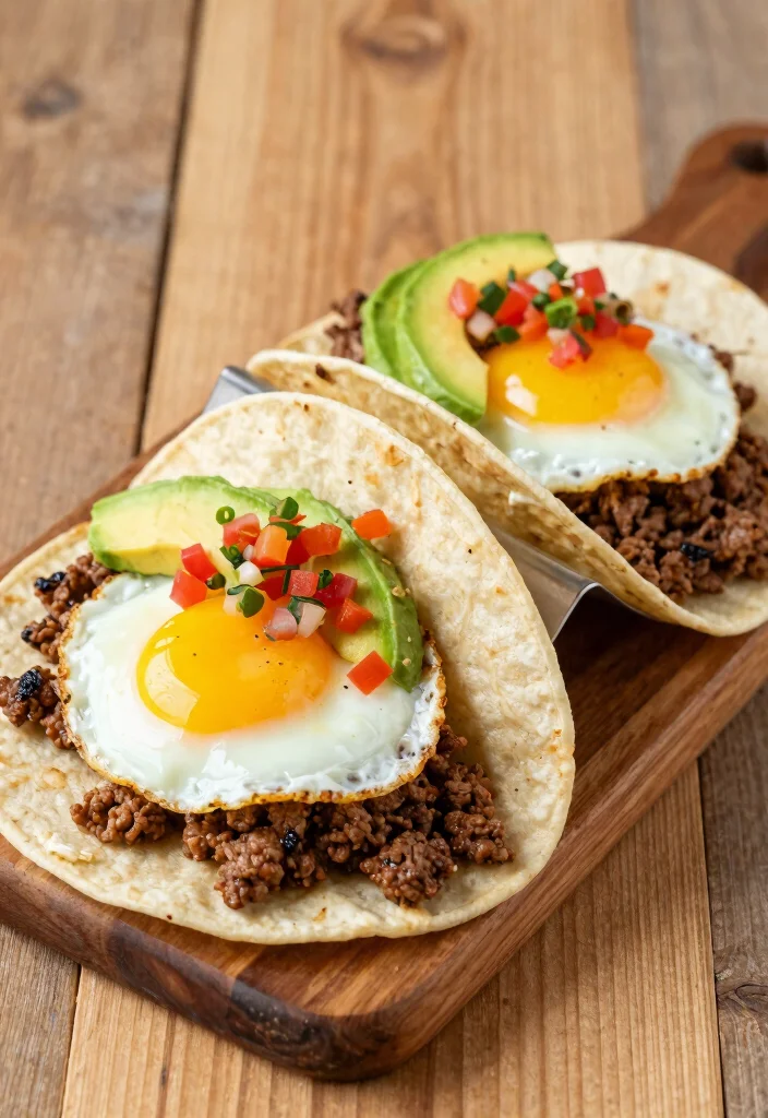 16 Ground Beef Taco Recipes Easy Taco Night Hits - 14. Ground Beef Tacos with Egg 1