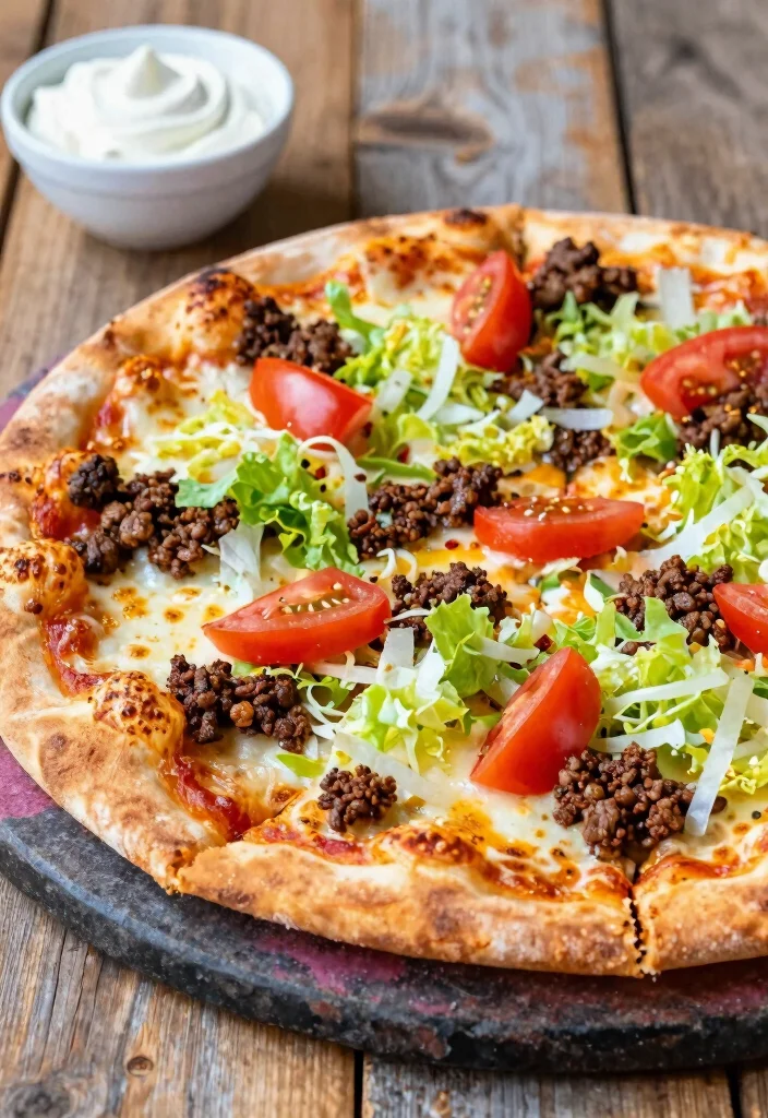 16 Ground Beef Taco Recipes Easy Taco Night Hits - 9. Taco Pizza with Ground Beef 1