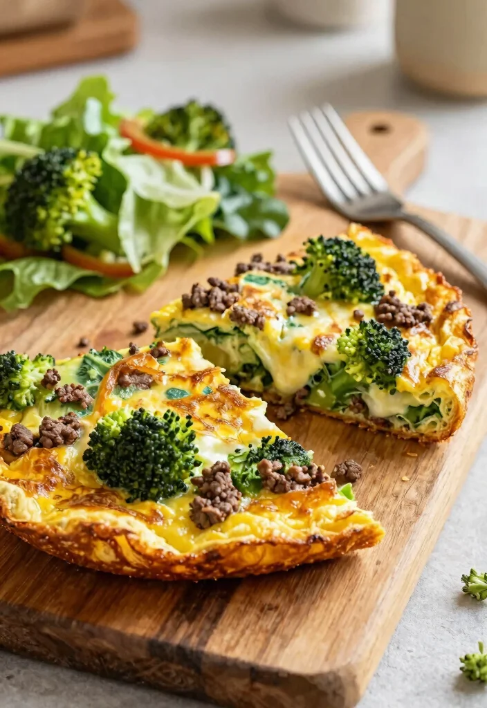 16 Ground Beef and Broccoli Recipes Savory Quick Skillets - 10. Ground Beef and Broccoli Frittata 1