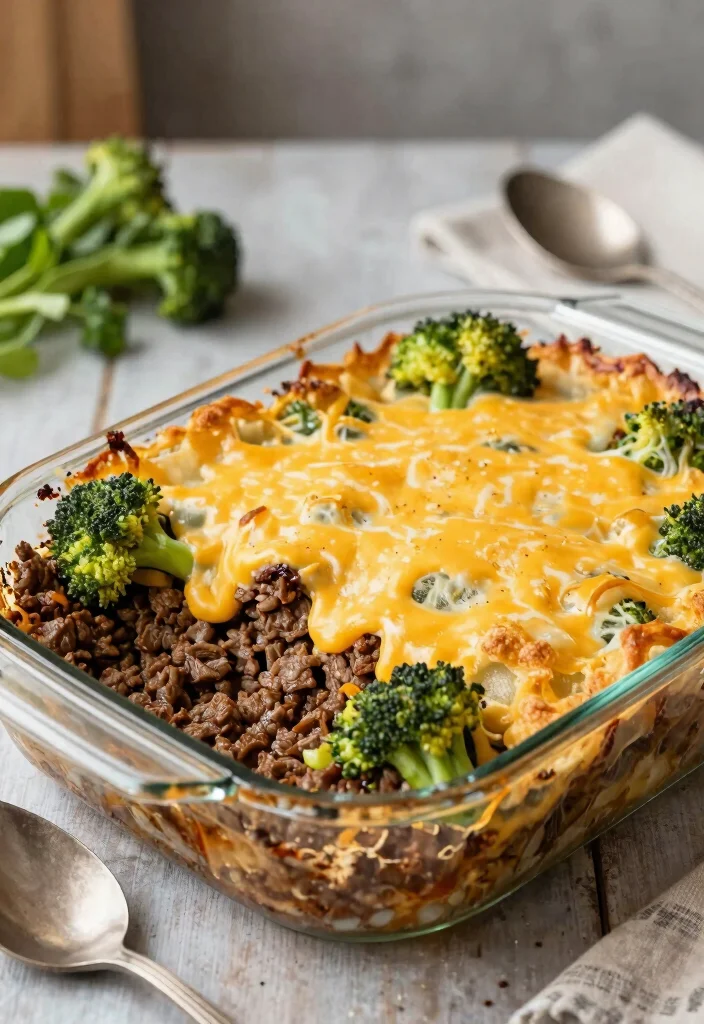 16 Ground Beef and Broccoli Recipes Savory Quick Skillets - 4. Ground Beef and Broccoli Casserole 1
