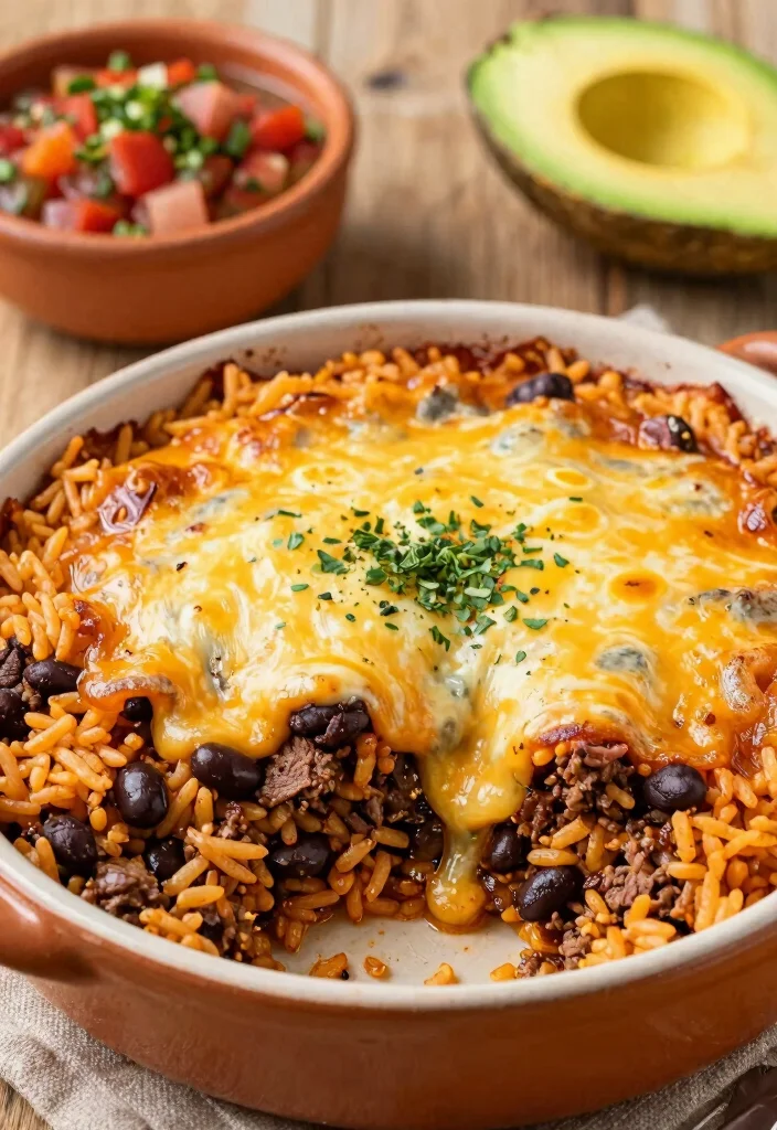 16 Ground Beef and Rice Recipes One Pan Comfort - 9. Mexican Beef and Rice Bake 1
