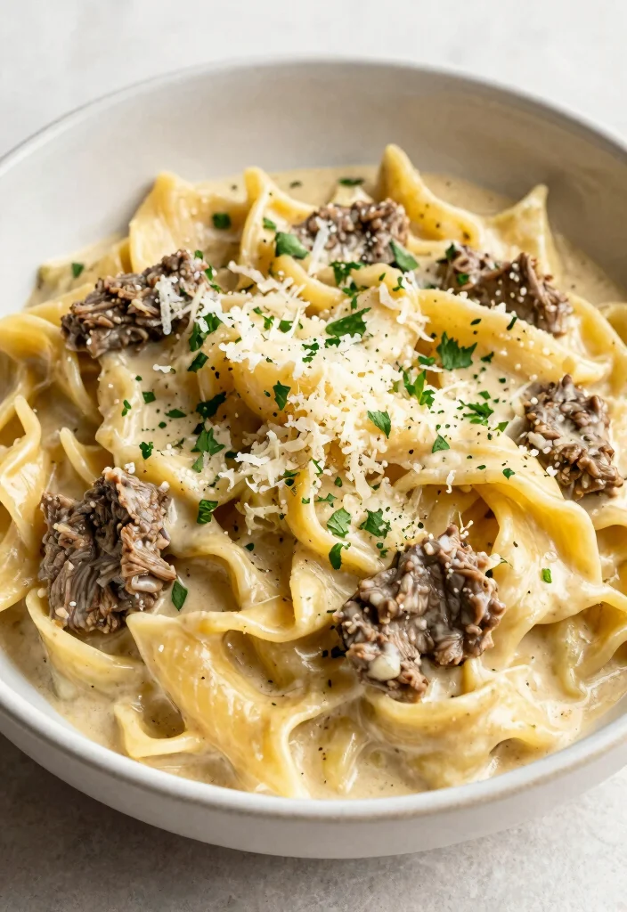 16 Hamburger and Cabbage Recipes: Budget Comfort Plates - 16. Creamy Cabbage and Beef Pasta 1