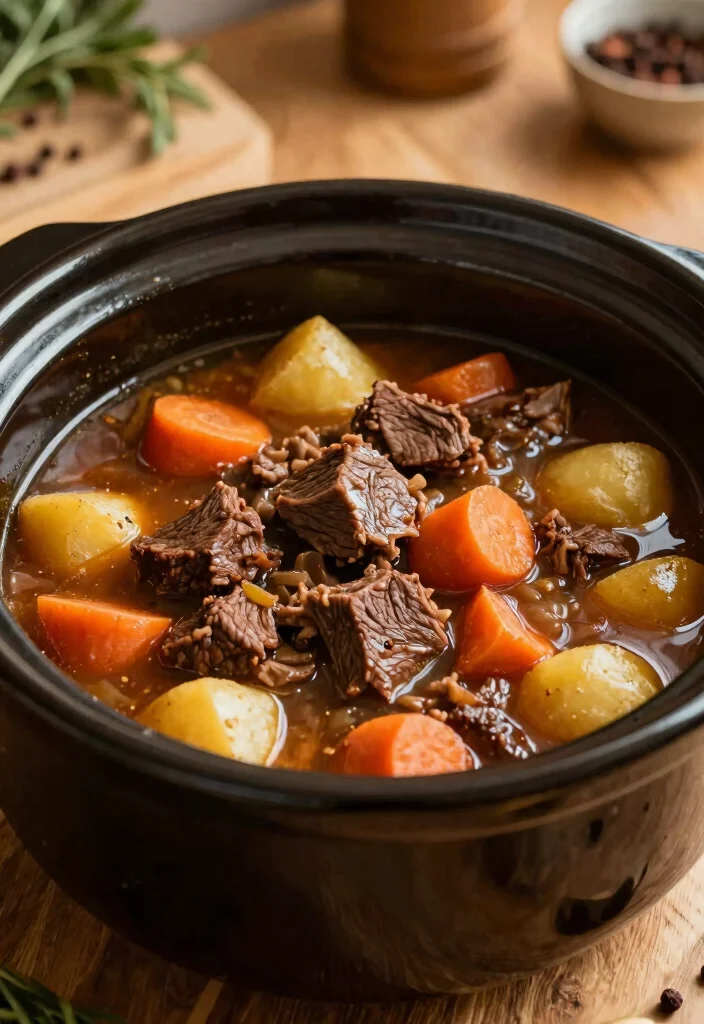 17 Beef Chuck Steak Recipes: Juicy Budget-Friendly Plates - 2. Slow Cooker Beef Chuck Steak Stew 1