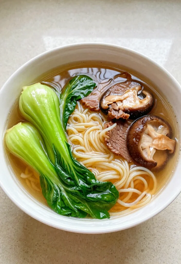 17 Beef Ramen Noodle Recipes Elevated Comfort Bowls - 11. Beef Ramen with Bok Choy and Mushrooms 1