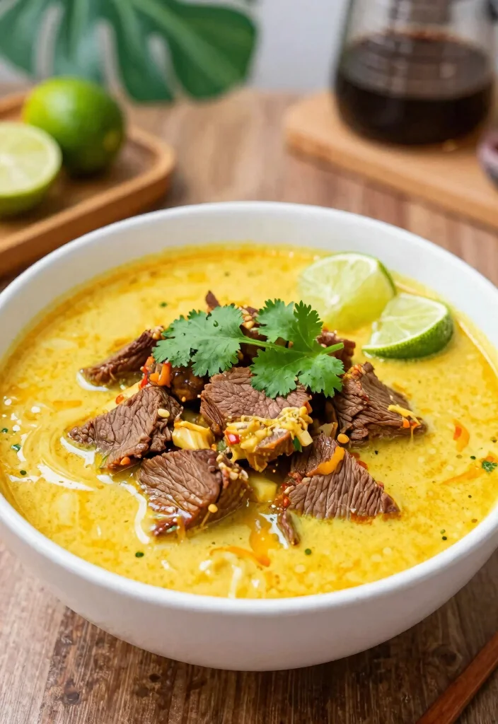 17 Beef Ramen Noodle Recipes Elevated Comfort Bowls - 7. Beef Ramen with Coconut Curry 1