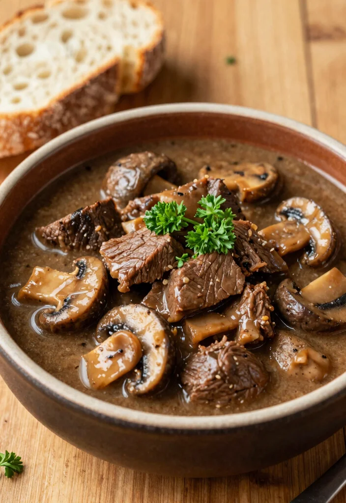 17 Beef Stew Meat Recipes: Hearty Classic Comfort - 5. Beef and Mushroom Stew 1
