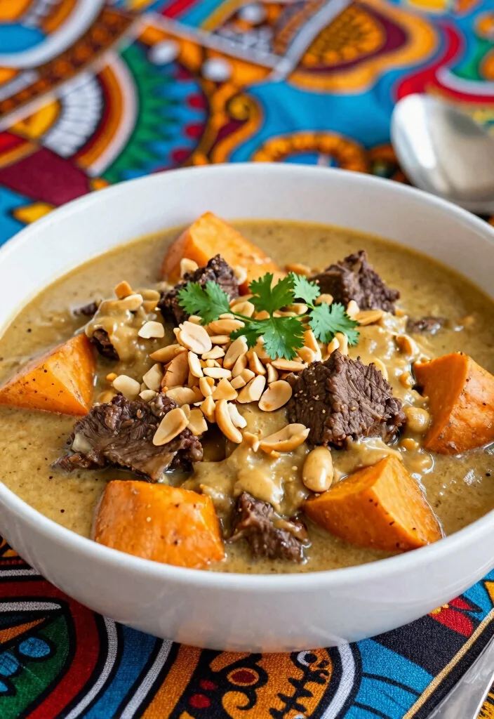 17 Beef Stew Meat Recipes: Hearty Classic Comfort - 6. African Peanut Stew with Beef 1