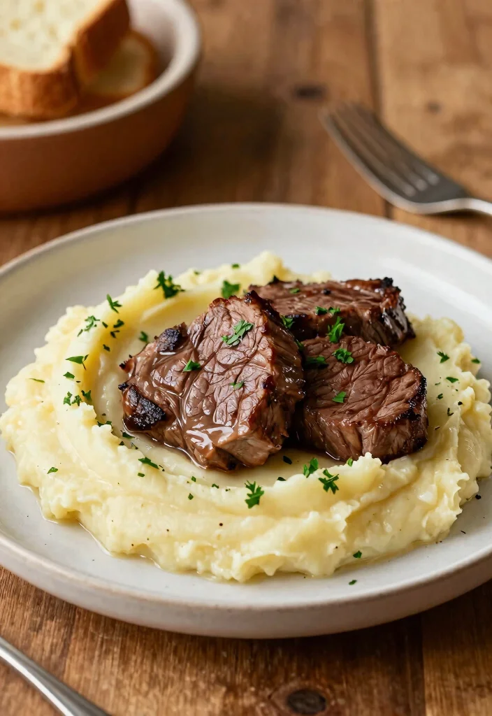 17 Beef Tenderloin Steak Recipes Perfectly Cooked at Home - 12. Beef Tenderloin with Garlic Mashed Potatoes 1