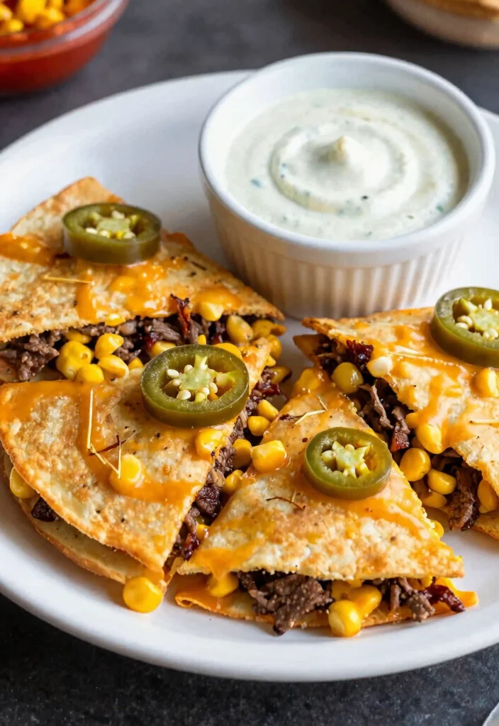 17 Corned Beef Brisket Recipes: Classic Hearty Dinners - 9. Spicy Corned Beef Quesadillas 1