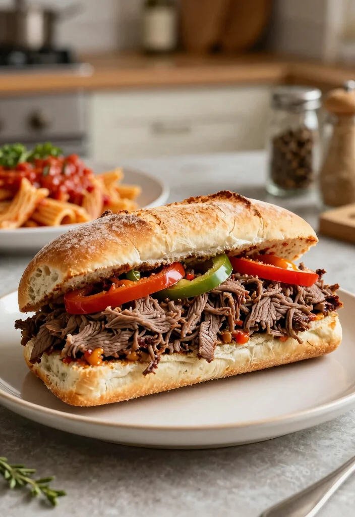 17 Crock Pot Recipes Beef Easy Weeknight Meals - 5. Italian Beef 1
