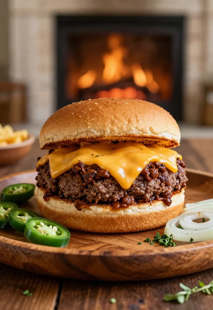 17 Ground Beef Burger Recipes: Juicy Classic Patties - 11. Chili Cheese Burger 1
