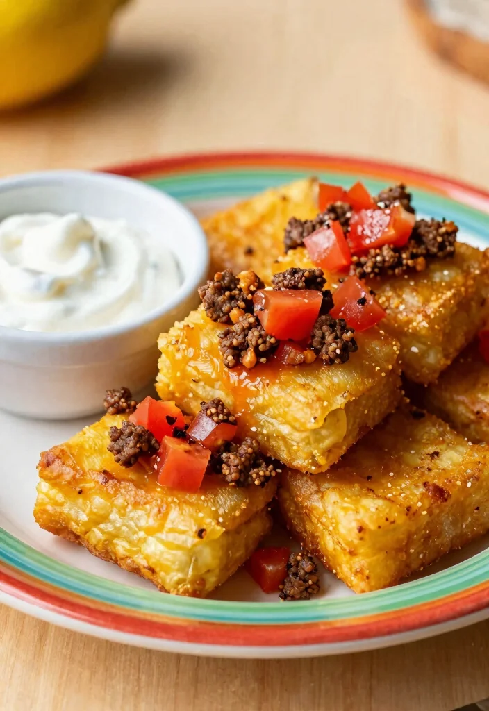 17 Ground Beef Mexican Recipes: Bold Spicy Favorites - 17. Beef Tostones with Ground Beef 1