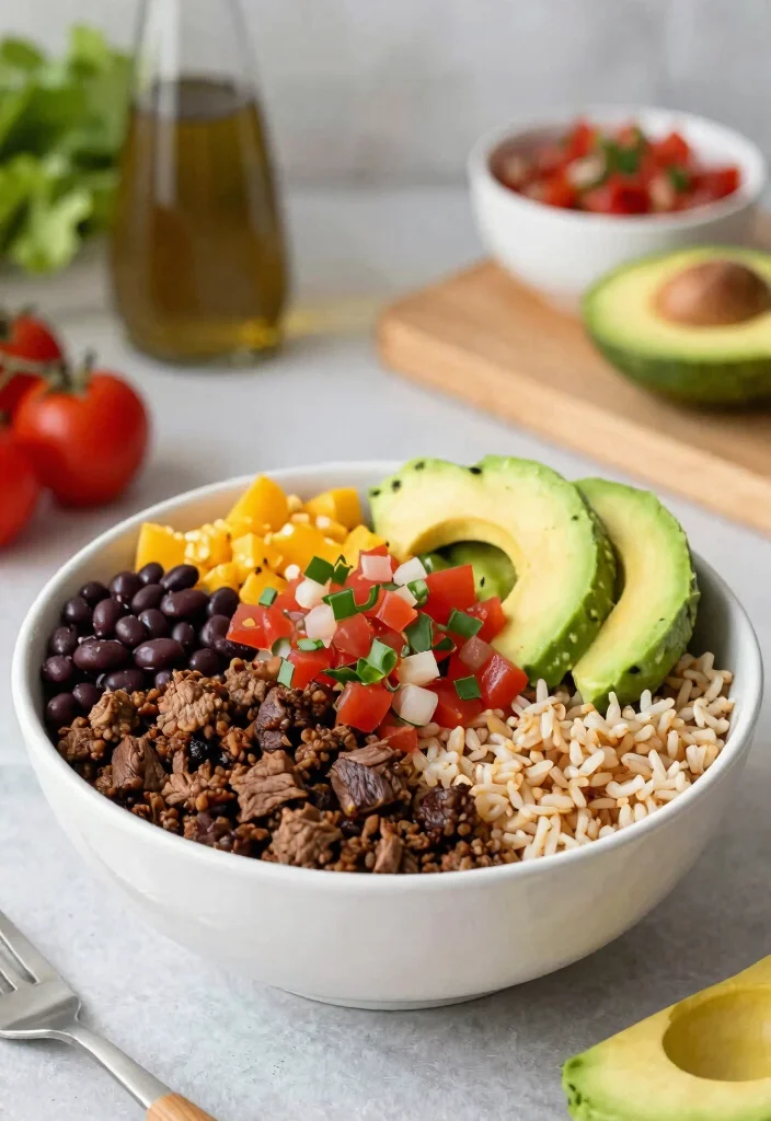 17 Ground Beef Recipes for Dinner: Everyday Favorites - 8. Beef Burrito Bowls 1