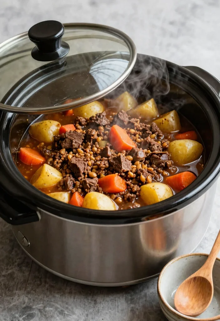 17 Ground Beef Stew Recipes Rich Comfort Classics - 13. Slow Cooker Ground Beef Stew 1