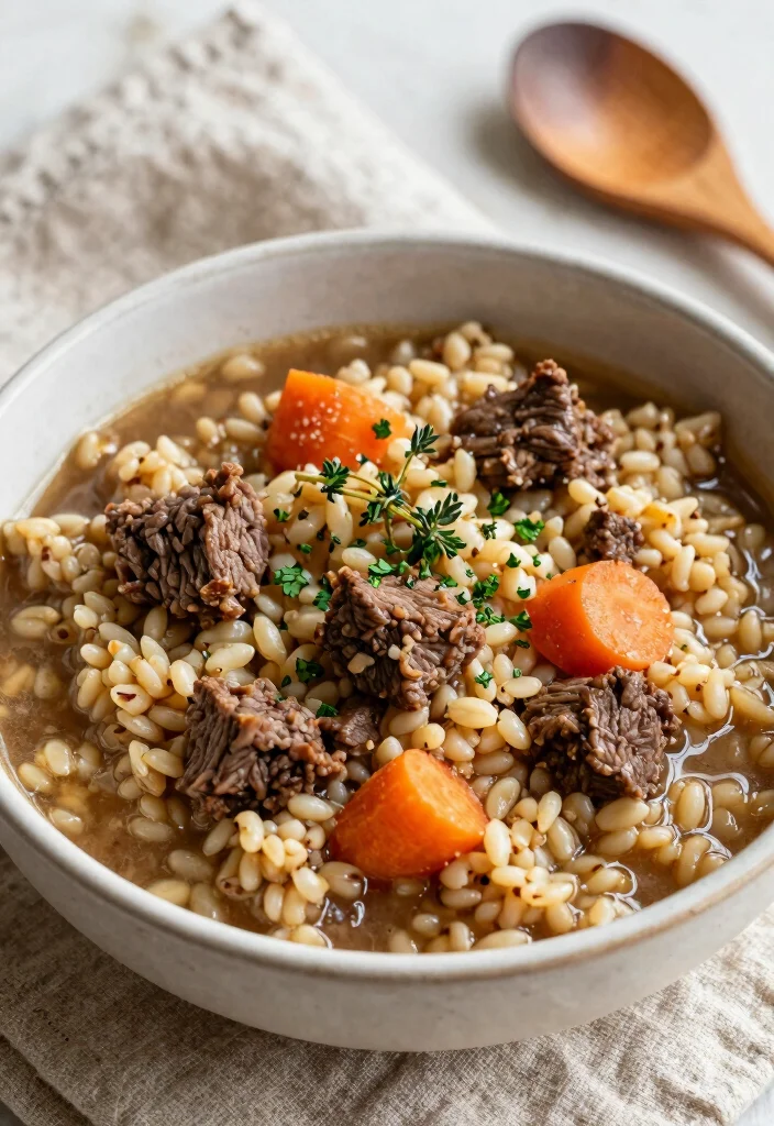 17 Ground Beef Stew Recipes Rich Comfort Classics - 4. Beef and Barley Stew 1