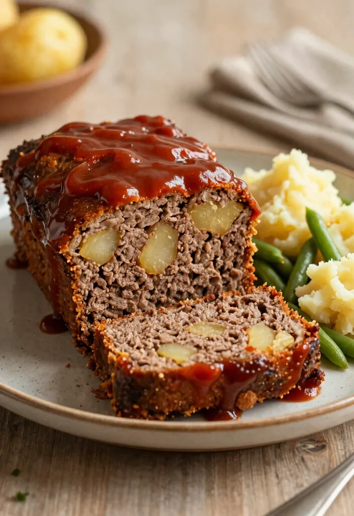 17 Ground Beef and Potato Recipes: Hearty, Filling Meals - 13. Ground Beef and Potato Meatloaf 1