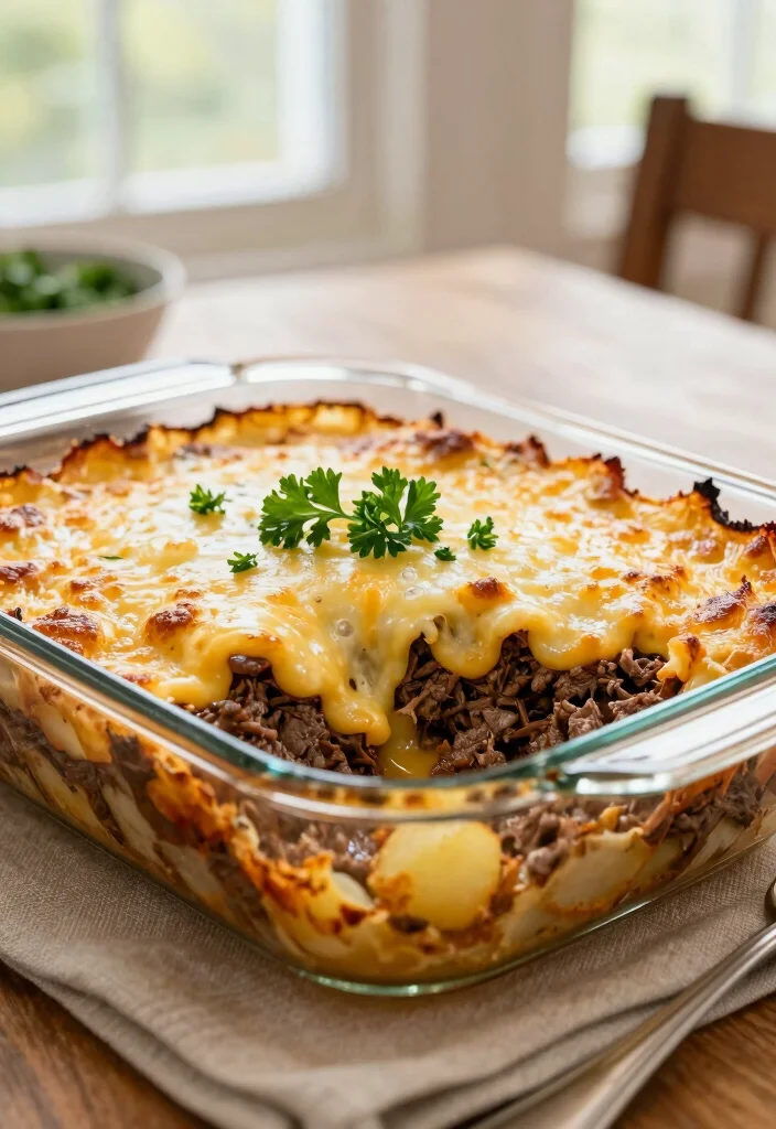 17 Ground Beef and Potato Recipes: Hearty, Filling Meals - 4. Cheesy Beef and Potato Bake 1