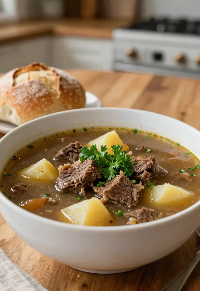 17 Ground Beef and Potato Recipes: Hearty, Filling Meals - 6. Beef and Potato Soup 1