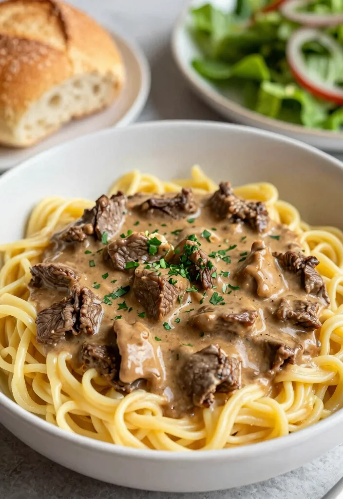 17 Ground Hamburger Meat Recipes for Simple Family Meals - 5. Ground Beef Stroganoff 1