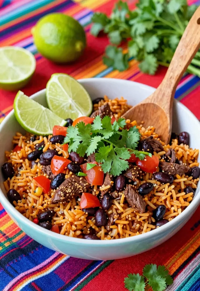 17 Hamburger and Rice Recipes: Easy One Pot Meals - 2. One-Pot Southwestern Beef and Rice 1
